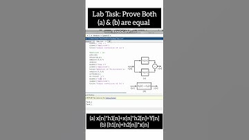 Convolution Property Proved Matlab Code🌹