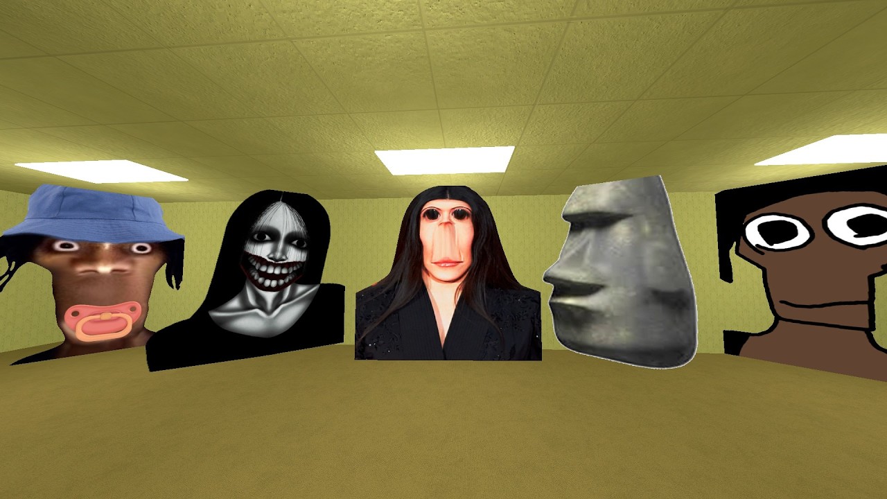 unlimited nexbots in backrooms in garry mod #Gmod_#Nextbots_#Criminal_Gmod