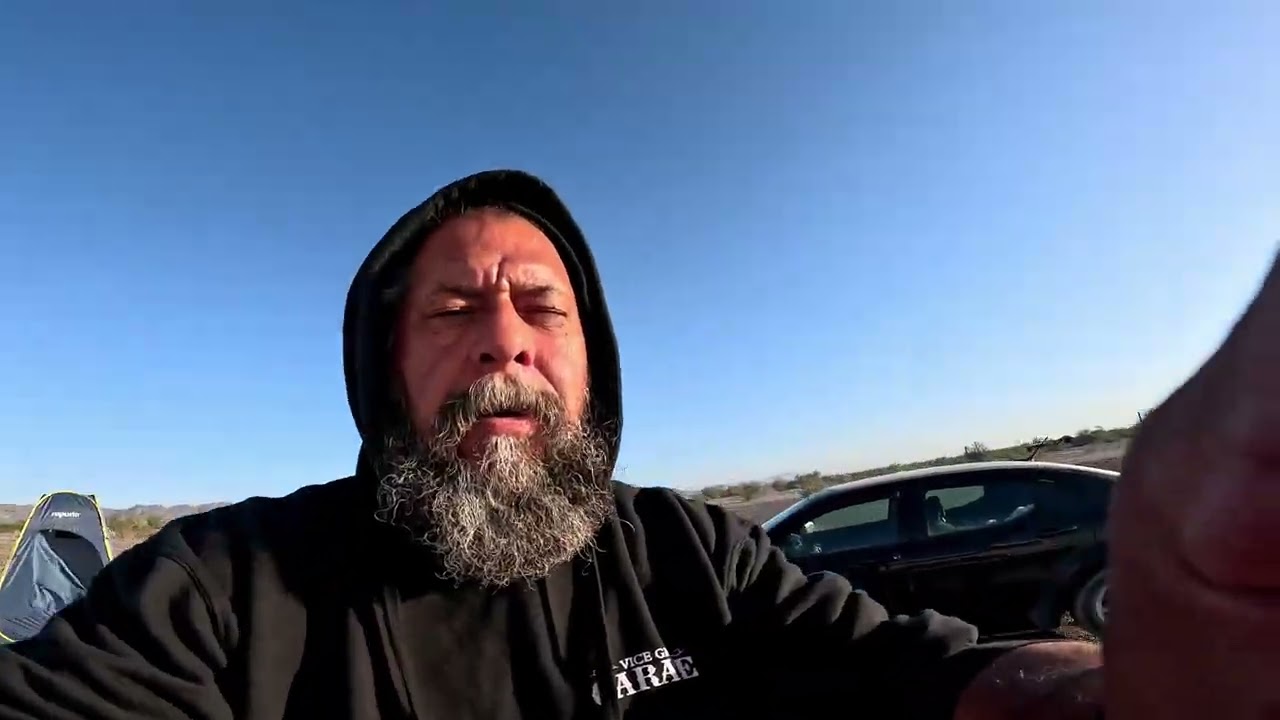 Hard Camping La Posa North BLM LTVA Near Quartzsite