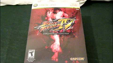 Street Fighter 4 Collector's Edition Unboxing