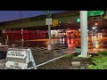 FDNY ENGINE 50 RESPONDING ON THE CROSS BRONX EXPRESSWAY IN CLAREMONT AREA OF THE BRONX, NEW YORK.