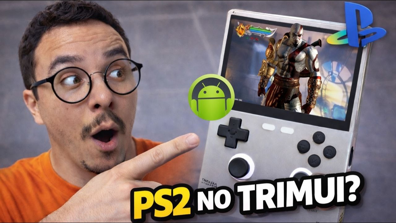 Novo Trimui Brick Pro: portátil Android rodando PS2 chama atenção