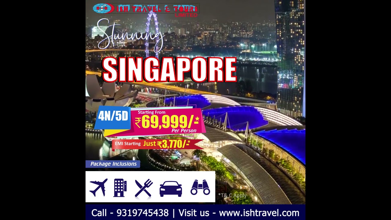 Singapore Packsge 4N/5D @ 69999 