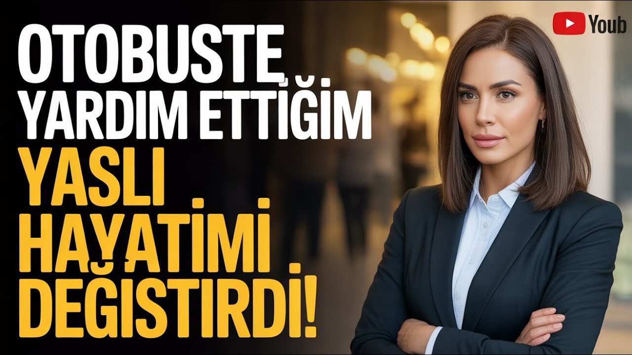 Otobüste bir yaşlıya yardım ettim; avukatlık öğretmeniydi. Kocam onun önünde diz çöktü!