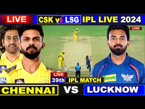 Live: CSK Vs LSG, Match 39, Chennai | IPL Live Scores &amp; Commentary | CSK vs LSG | 1st Innings