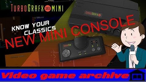 TURBOGRAFX16 MINI ANNOUNCEMENT ....