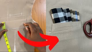 SUIT CHEST POCKET - THE EASIEST METHOD | Learn how!