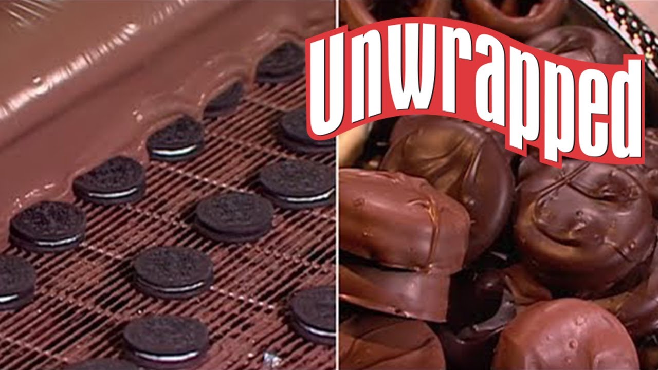 How Chocolate-Covered Oreos Are Made (from Unwrapped) | Unwrapped | Food Network