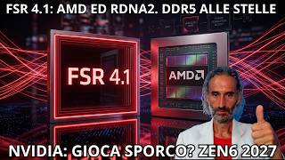 FSR 4.1 IN RITARDO! 🛑 NVIDIA BLOCCA AMD NEI GIOCHI? PREZZI DDR5 ALLE STELLE!