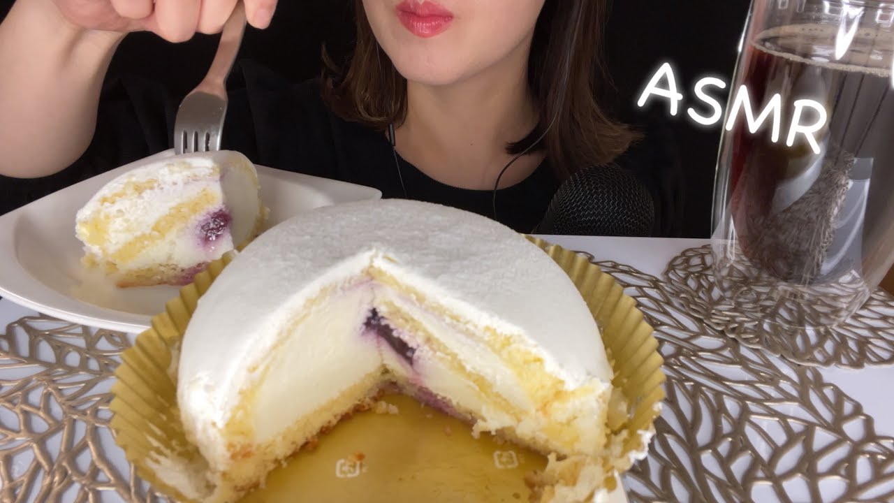 ASMR | FLUFFY CHEESECAKE | MUKBANG | EATING SOUNDS | EATING SHOW | NO ...