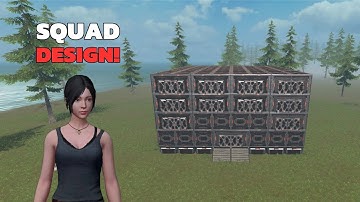 PERFECT Squad Base Design (Stacked Walls & Ceilings) | Last Island of Survival 