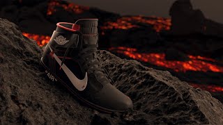 Air Jordan Off White Lava Edition | 3D Product Animation | Personal Project