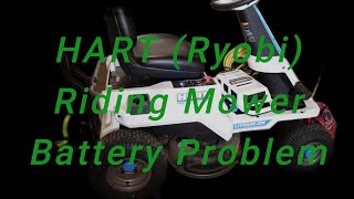 Hart Riding Mower Battery Problem!