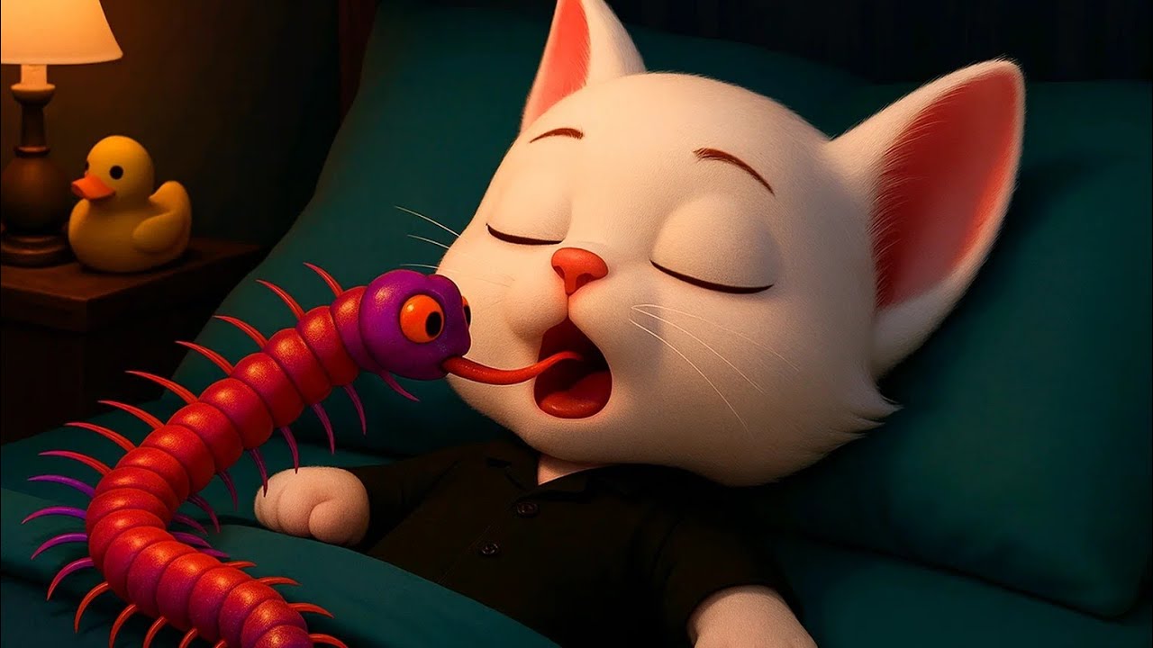 😱🐛 One Small Bug… One Big Nightmare for a Little Kitten