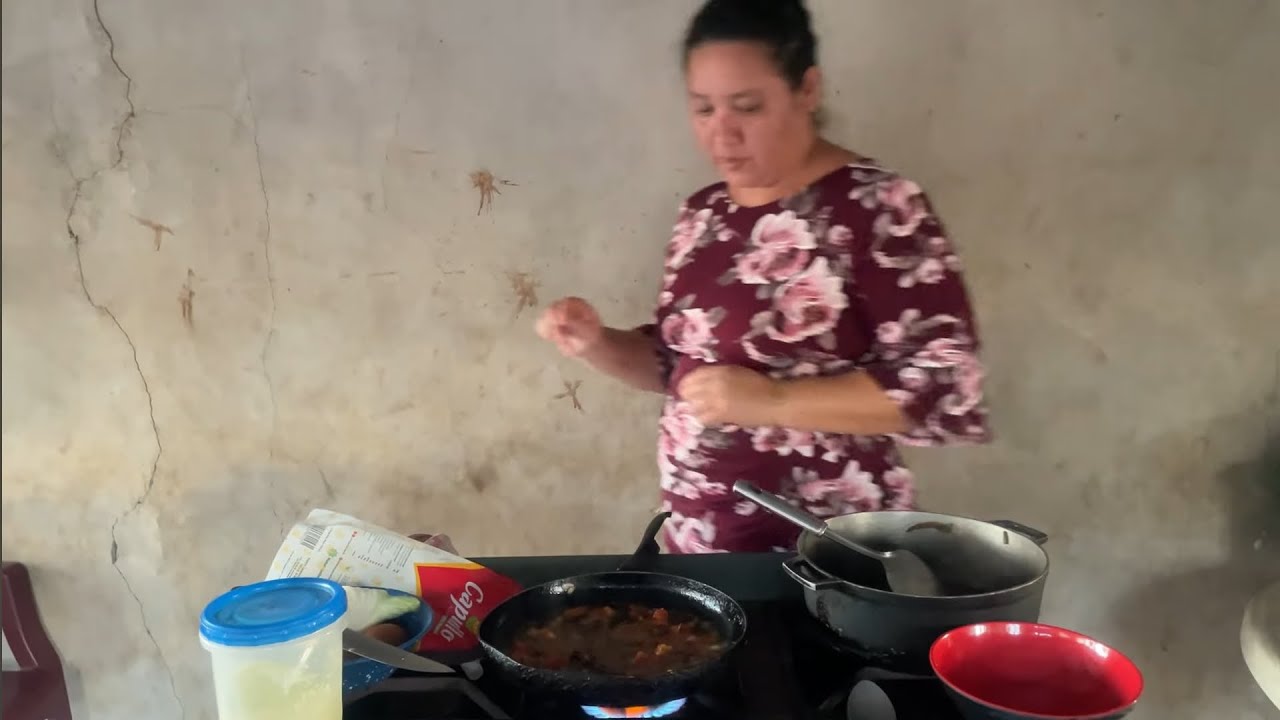 (Receta ) de como  hacer  pitos con huevos  comida  muy rica