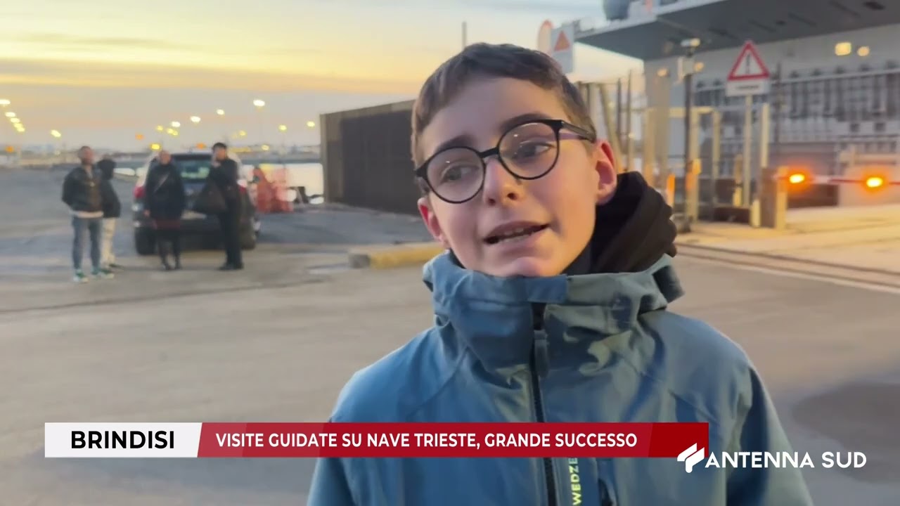 26 GENNAIO 2025   BRINDISI   VISITE GUIDATE SU NAVE TRIESTE, GRANDE SUCCESSO