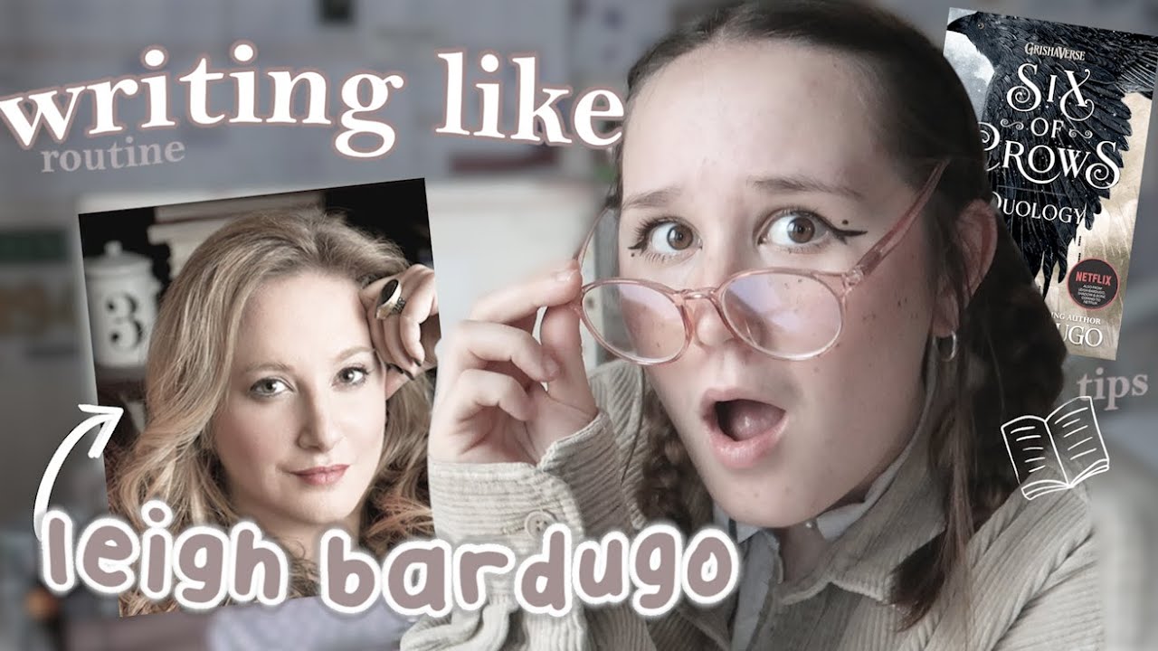 WRITING like LEIGH BARDUGO for a day!?// plotting, planning, her tips and writing routine vlog ♡ //