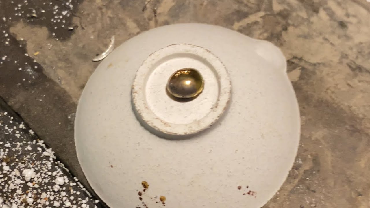 Плавка золота с раствора газом МАПП