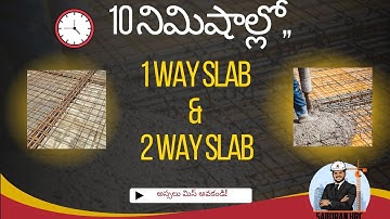 One Way Slab  vs Two Way Slab  👷‍♂️🏗 – Clear Identification, IS Code Points ✅️ & Common Mistakes❌️