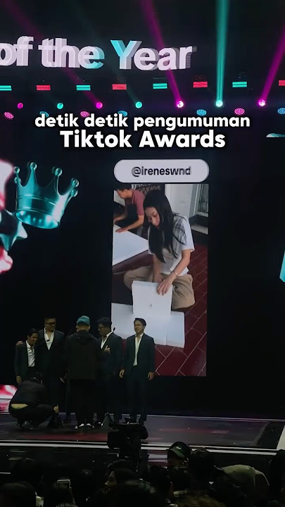 TIKTOK AWARDS ANNOUNCEMENT SECONDS