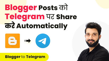 How to Share Blogger Posts to Telegram (in Hindi) | Telegram Blogger