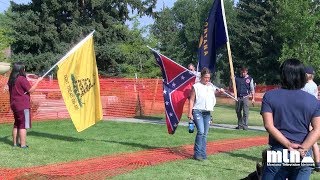 1 person arrested during protest at Helena's Confederate memorial