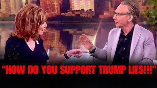 Famous Joy Behar SHUT DOWN Live By Bill Maher For LIES About Trump Profile