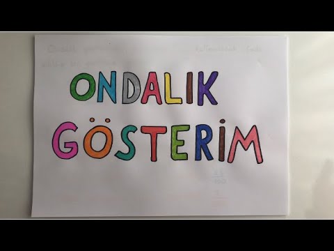 5. Sınıf Matematik ONDALIK GÖSTERİM | Decimal Notation