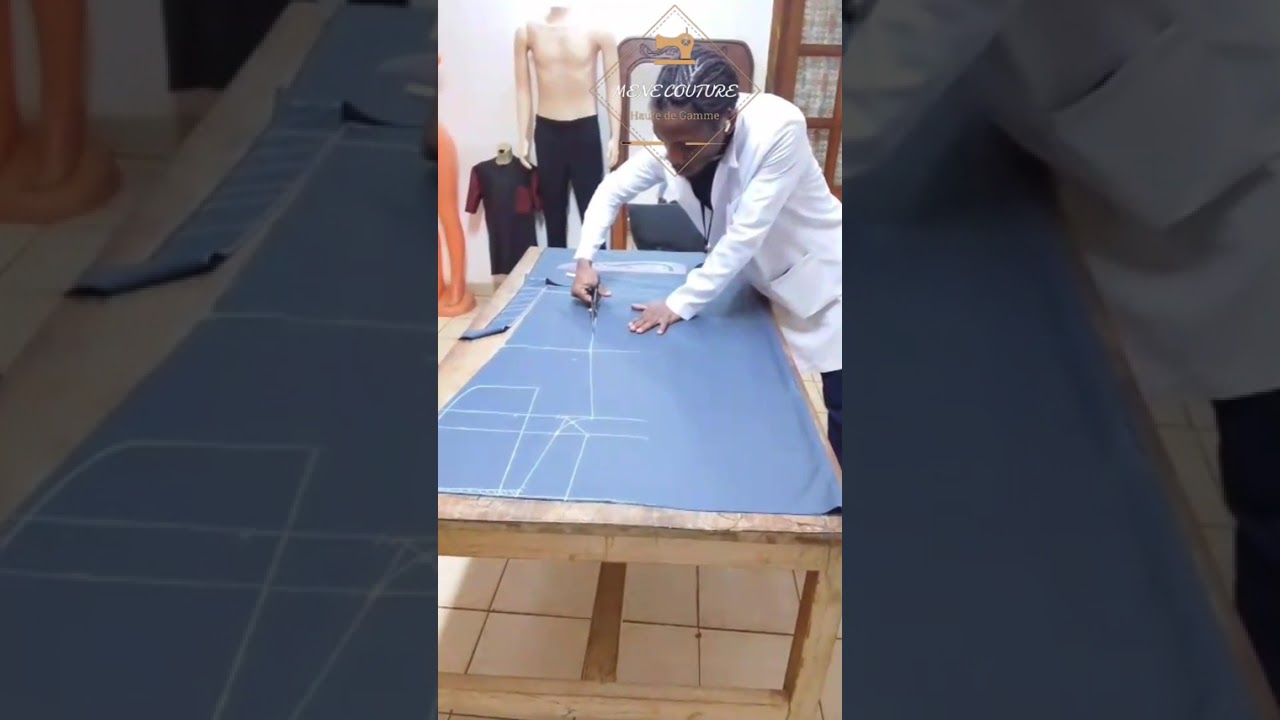 Tracé d'un pantalon explicatif 