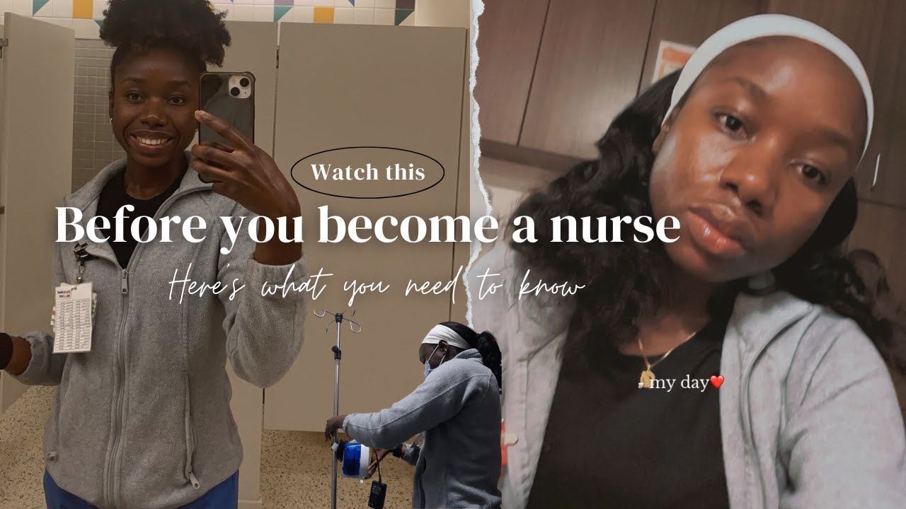 Watch this BEFORE you start nursing school | Day in the life of a nurse 👩🏾‍⚕️