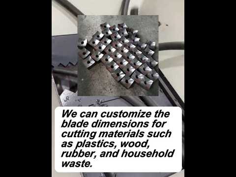 Watch a Single Shaft Shredder Blades Destroy Waste Plastic Pipes