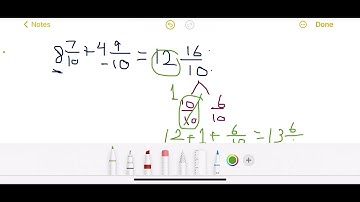 9-7 Adding and Subtracting Mixed Numbers