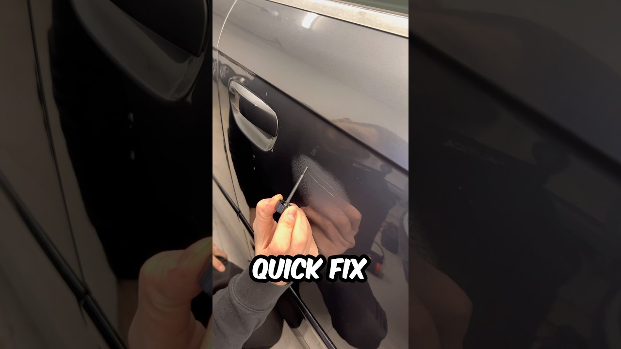 How to repair scratches on cars