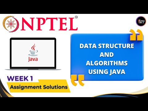 NPTEL  Data Structure And Algorithms Using Java WEEK1 Quiz Assignment Solutions💡 | July 2023