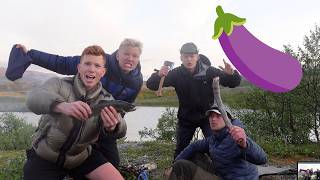Crazy sausage party in the mountains