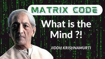 Are You a Prisoner of Your Mind? Krishnamurti Explains How to Transcend Thought #matrix CODE
