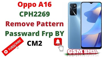 #How to #unlock #oppo #A16 #Cph2269 #by #Cm2
