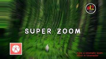 Cinematic Zoom Effect In Kinemaster। Tutorial। D2 TEK