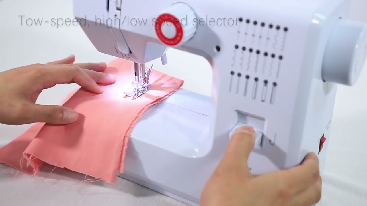 How to Operate a Portable Mini Sewing Machine FHSM 505 - NEX Sewing Machine  