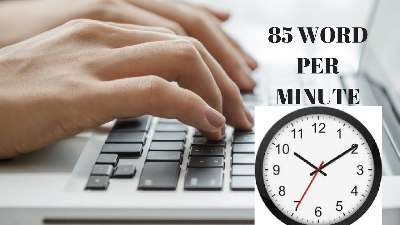 creative writing words per minute