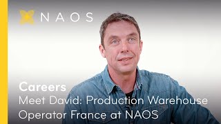 Meet David | Production Warehouse Operator France at NAOS screenshot 1