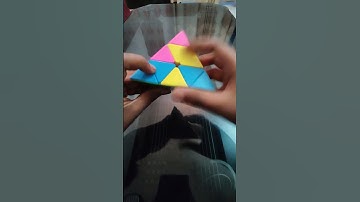 pyraminx cube solved 💥 #shorts #ytshorts #youtubeshorts #viral #cube #kids #kidsvideo