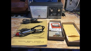 Heathkit 1963 VTVM IM-13 Unboxing, Overview and Calibration