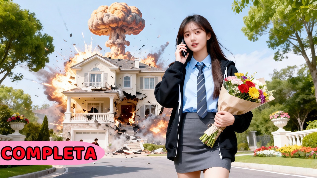 🌹Meus pais adotivos me expulsaram de casa, e no instante seguinte a casa explodiu! Karma!#kdrama