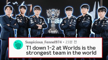 【롤드컵 결승 T1 vs KT】T1 쓰리핏 3연 우승!!!!! 해외 반응은? 🧐