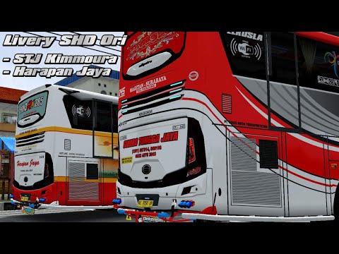 Sudiro Tungga Jaya & Harapan Jaya. Livery bussid SHD Ori.