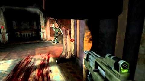 Quake 4 Walkthrough: Level 8 { Perimeter Defense Station } - Lieutenant -