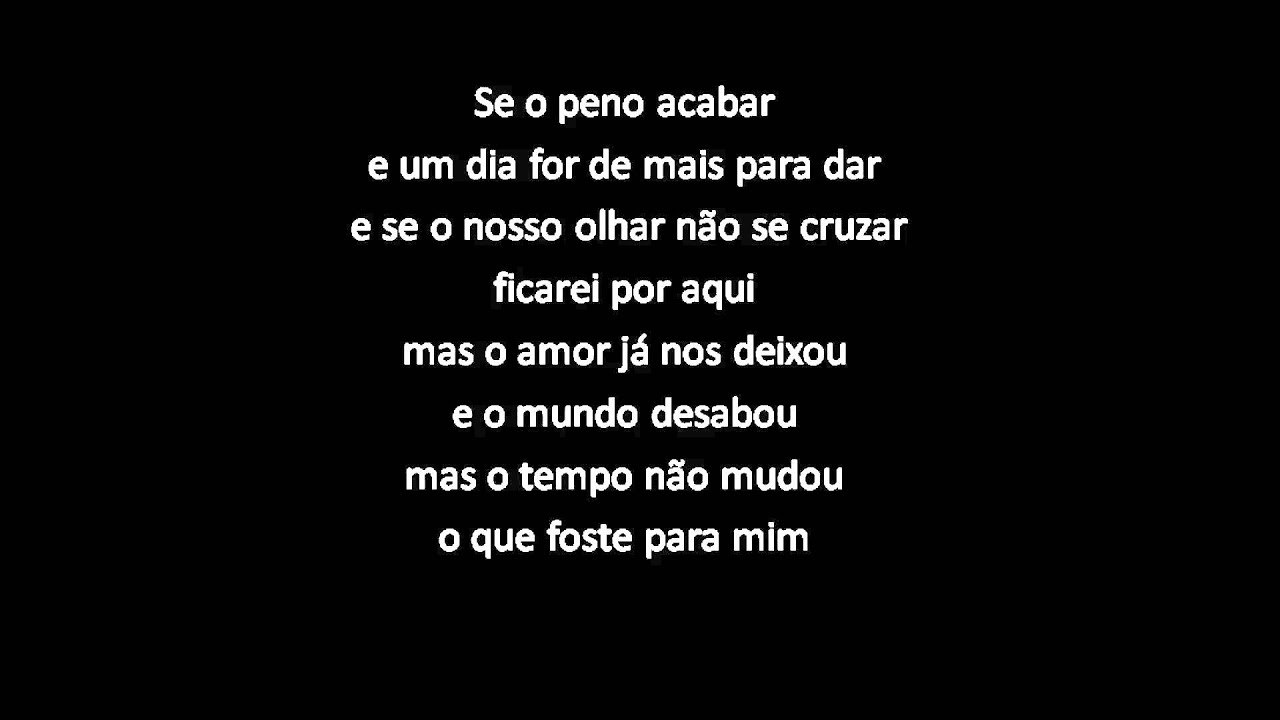 Diogo Piçarra-Tu e Eu(letra)