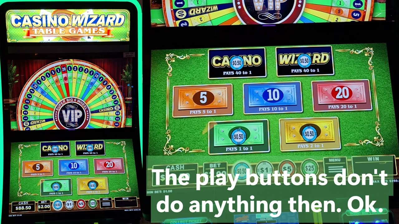 Casino Wizard Super Big Six Wheel