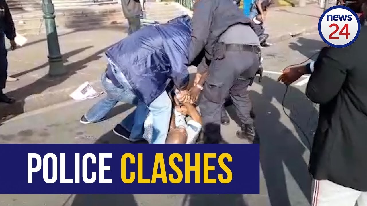 football score WATCH: Journalists manhandled, detained as Zandile Gumede supporters and police clash